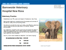 Tablet Screenshot of barrowsidevets.com